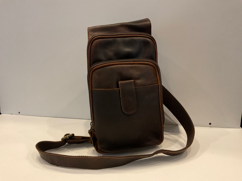 Paul & Taylor 16182 - Sling Bag - Honey Brown