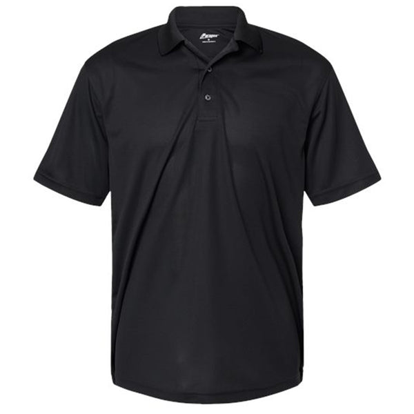 Paragon 100 Saratoga Mini Mesh Polo - Black