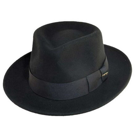 Scala DF109 Men S Bristol Crushable Wool Felt Fedora