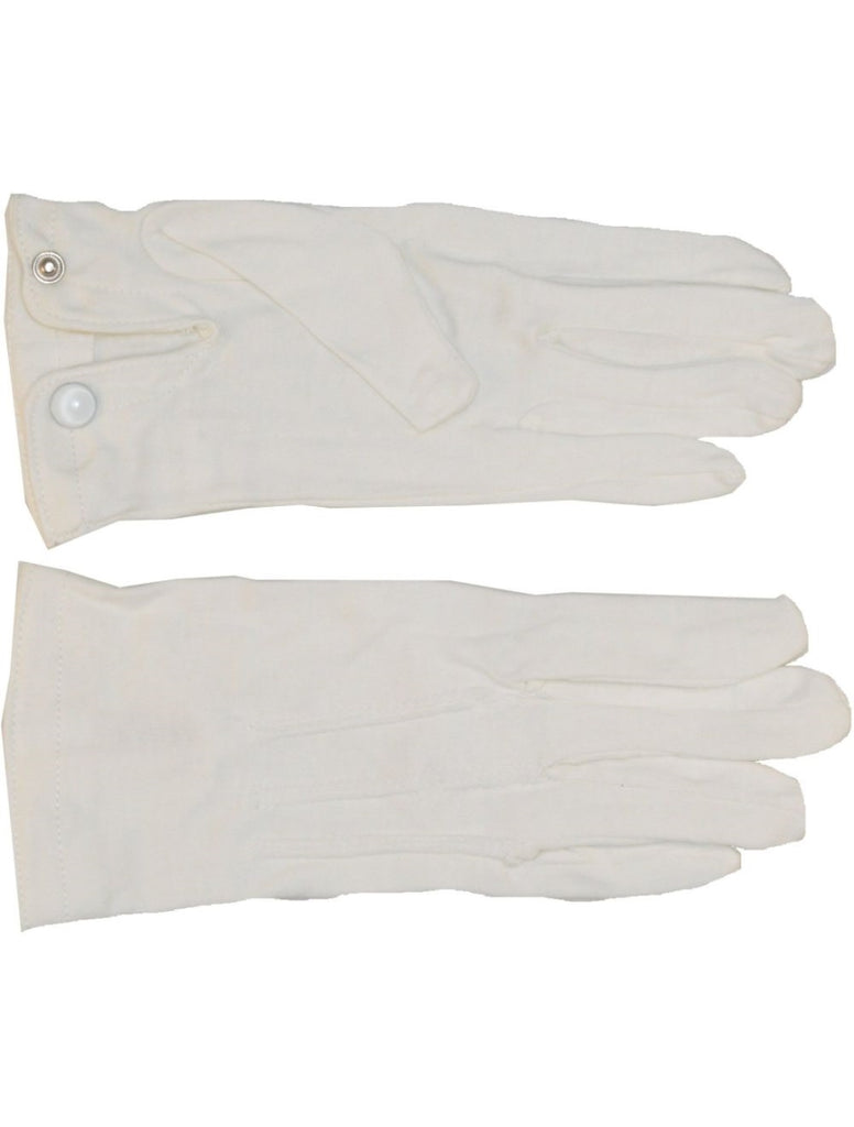 Hero’s Pride Parade Gloves, White, Snap