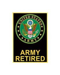 PINS- ARMY SYMBOL, RETIRED !