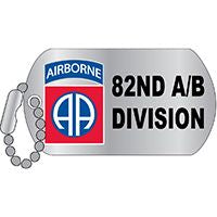 PINS- ARMY, 082ND A/B, WREATH (1-1/16")