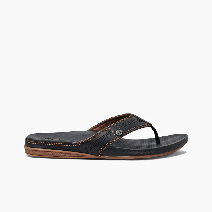 Reef Men's Cushion Lux Sandal - Black/BRN - RF0A3YMNBKB