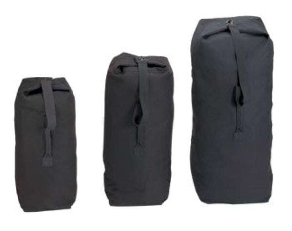 Rothco 3333: Top Load Duffle Bags Black 25x42