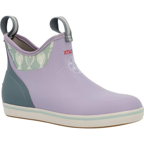 XtraTuf XWAB503 Women's 6 inch Ankle Deck Boot in Lavender