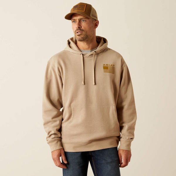 Ariat 10052460 Camo Hex Hoodie - Biege