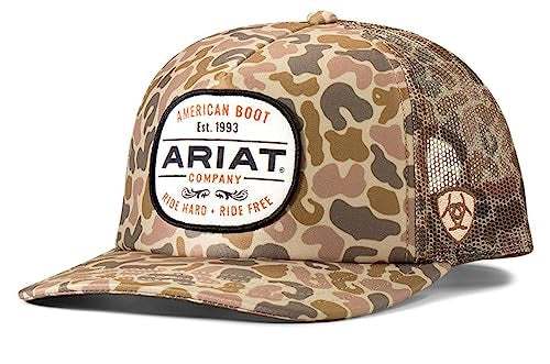 Ariat A3000871156 Men's FlexFit 110 Off Set Text Snap Back