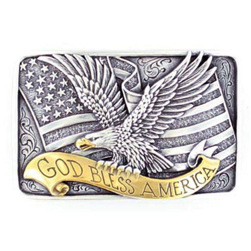 M&F Nocona 37015 Kid’s God Bless America Buckle