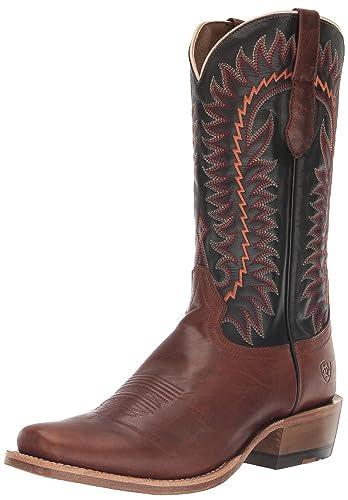 Ariat 10046999 Men's Futurity Time Western Boot - Copper Crunch/Ancient Black