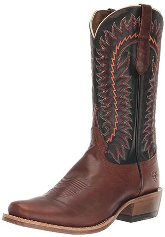 Ariat 10046999 Men's Futurity Time Western Boot - Copper Crunch/Ancient Black