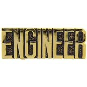 PINS- ENGINEER, SCRIPT (1")