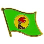 PINS- ZAIRE (FLAG) (1")