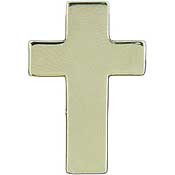 PINS- ARMY, CHAPLAINS CROSS- (SLV) (1")