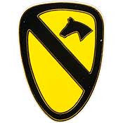 PINS- ARMY, 001ST CAV. (1")