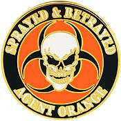 PINS- VIET, AGENT ORANGE RCH (1")