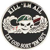 PINS- KILL'EM ALL, RND. (1")