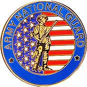 PINS- ARMY, NATIONAL GUARD (SML) (3/4")