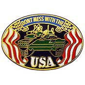 PINS- ARMY, DON'T MESS W/USA (1-1/4")