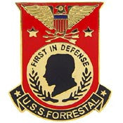 PINS- USS, Navy FORRESTAL (1")