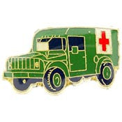 PINS- AMBULANCE, MILT (1")