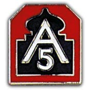 PINS- ARMY, 005TH ARMY (1")