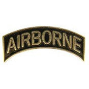 PINS- ARMY, A/B, TAB (GLD/BLK) (1-1/16")