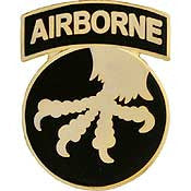 PINS- ARMY, 017TH A/B DIV. (GOLD) (1")