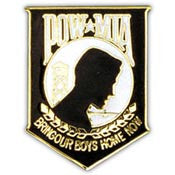 PINS- POW*MIA, BRING HOME, BK (MINI) (1/2")