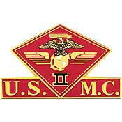 PINS- USMC, Marine Core 002ND MC WING (1-3/8")