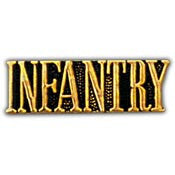 PINS- ARMY, SCR, INFANTRY (1")