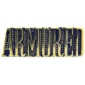 PINS- ARMY, SCR, ARMORED (1")