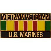 PINS- VIET, USMC, VET.RIBBON (1-1/8")