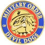 PINS- USMC, Marine Core DEVIL DOGS (1")