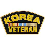 PINS- KOREA, VETERAN W/RIBB. (1-1/4")