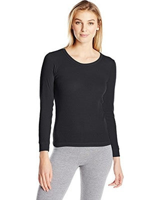 Indera Women's Performance Rib Knit Thermal Underwear Top with