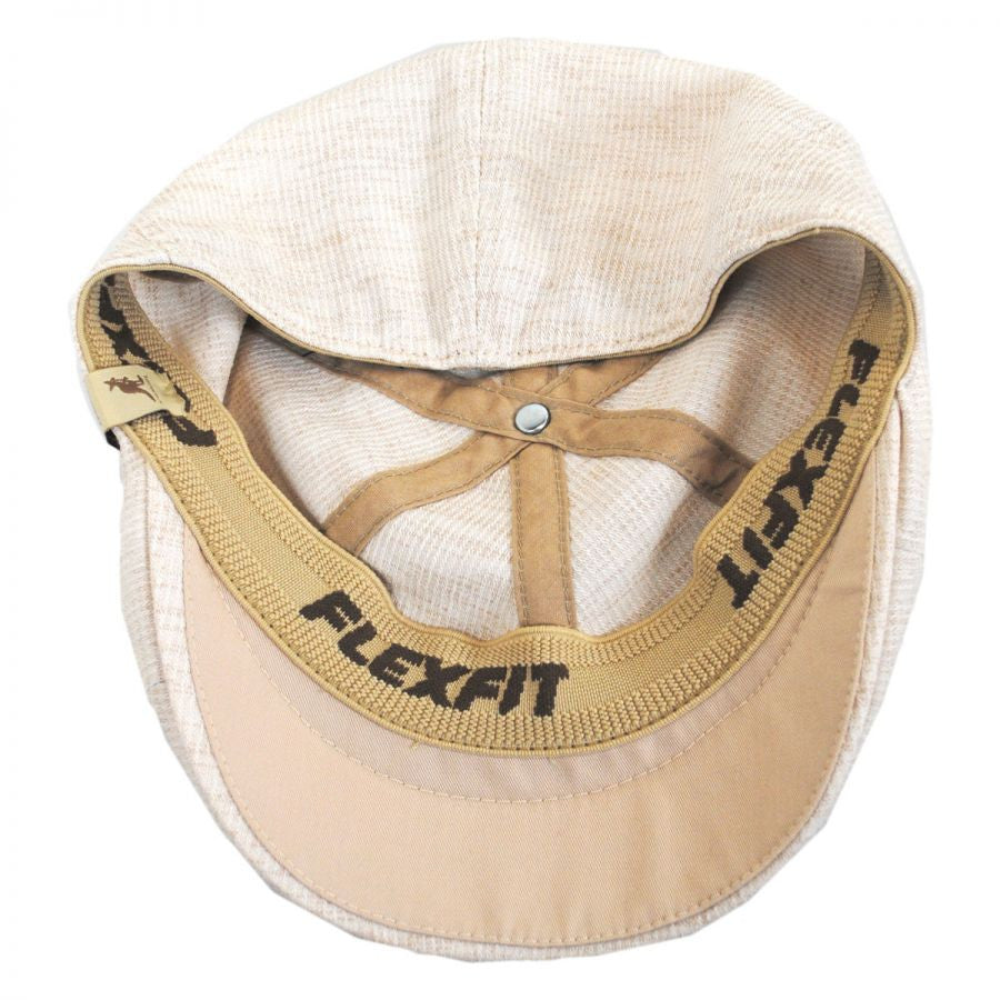 Kangol Hats: Plaid Flexfit Navy Ivy Natural Army Cap Pinstripe – 504 Now 