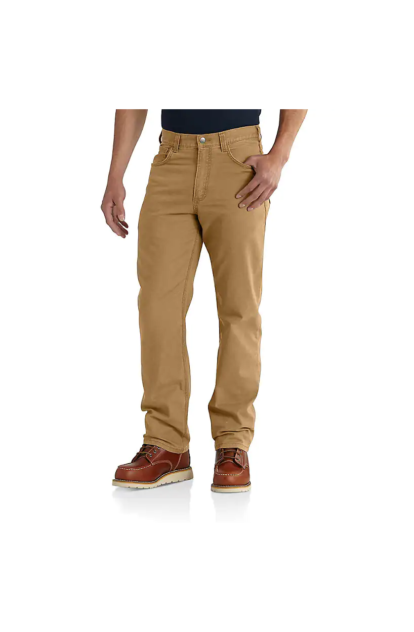 Carhartt Rugged Flex Relaxed-Fit Canvas Fleece-Lined Work Pants for Ladies